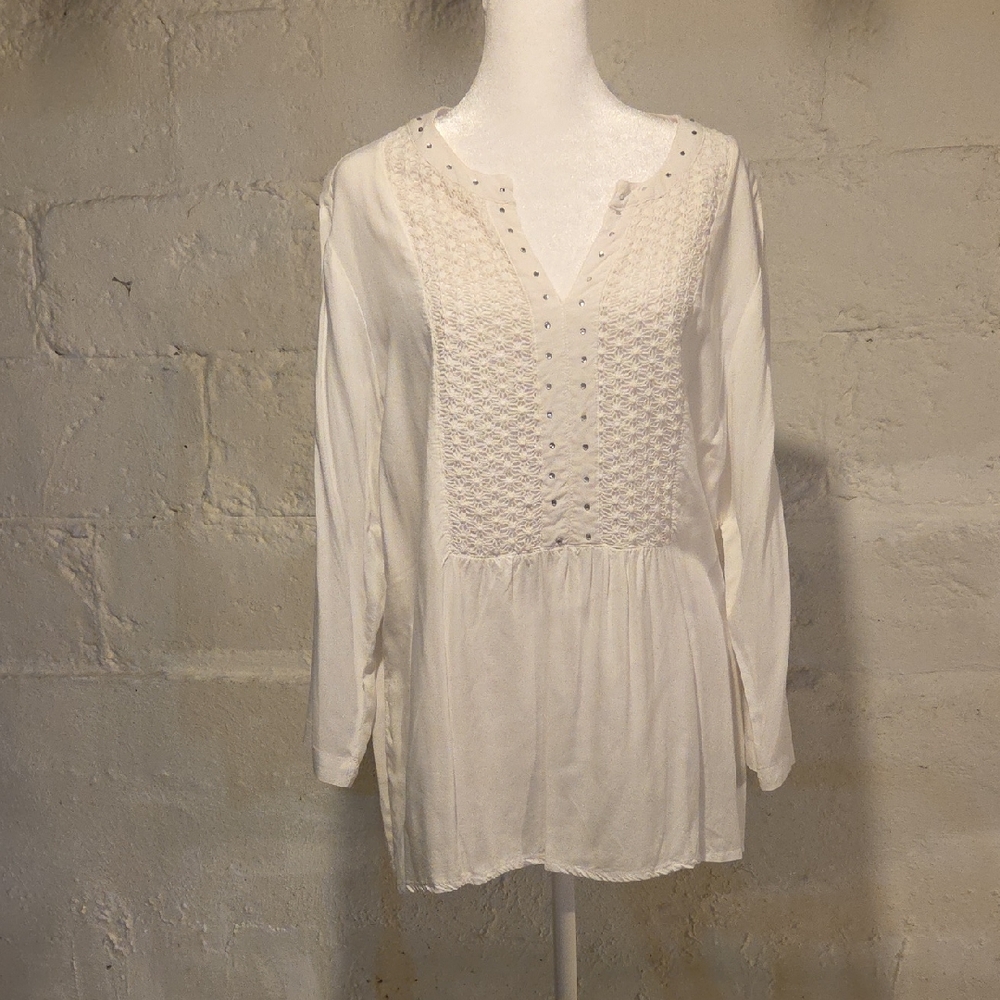 Elegant White Women's Top